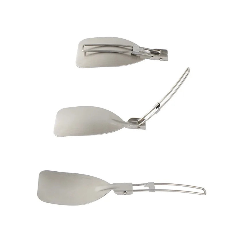 Quechua Camping Cooking Set - Folding Camping Spatula Stainless Steel Cooking