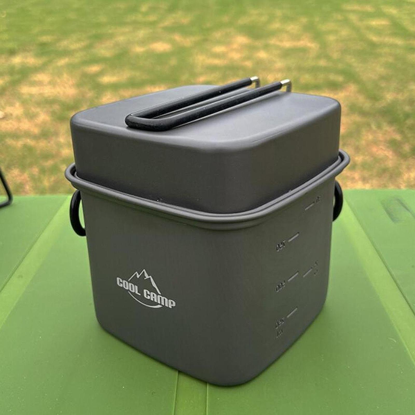 Camping Cooking Pan Set - Camping Cookware Set Frying Pan Travel