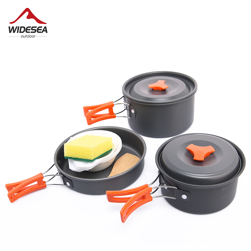 Quechua Camping Cooking Set - Widesea Camping Outdoor Cookware Set Tableware