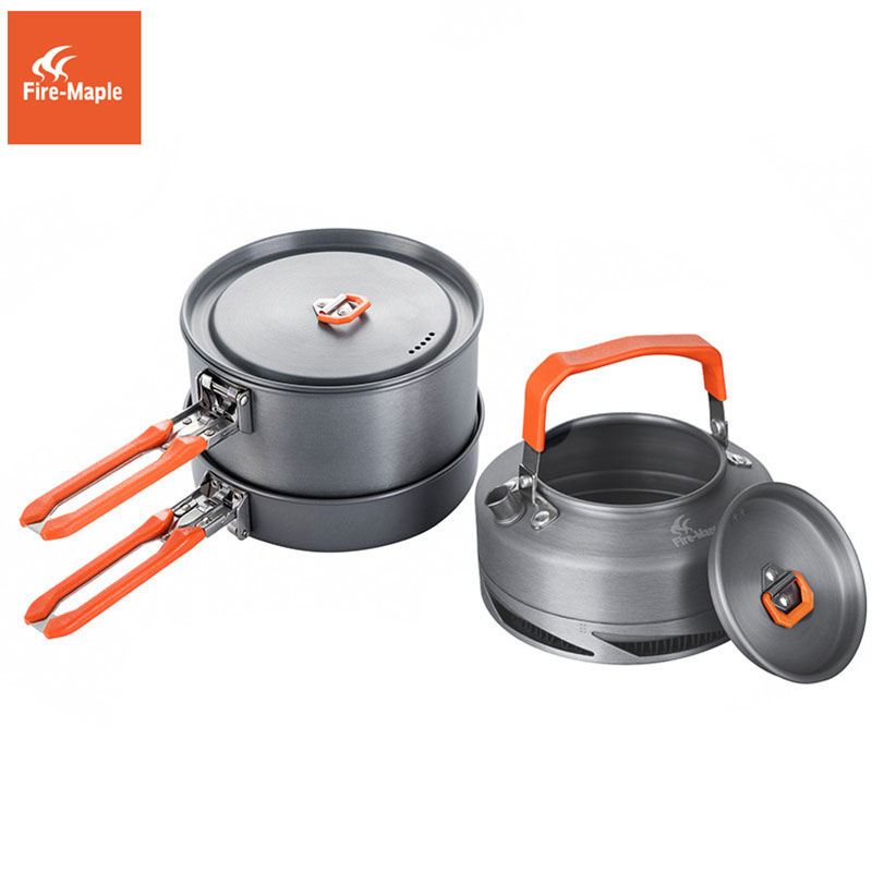 Camping Cooking Pan Set - Fire Maple Camping Cookware Utensils Dishes