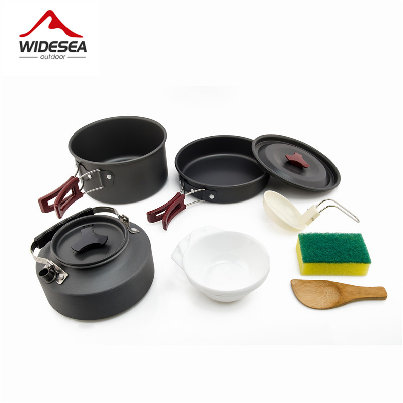 Quechua Camping Cooking Set - Widesea Camping Cookware Set Outdoor Pot