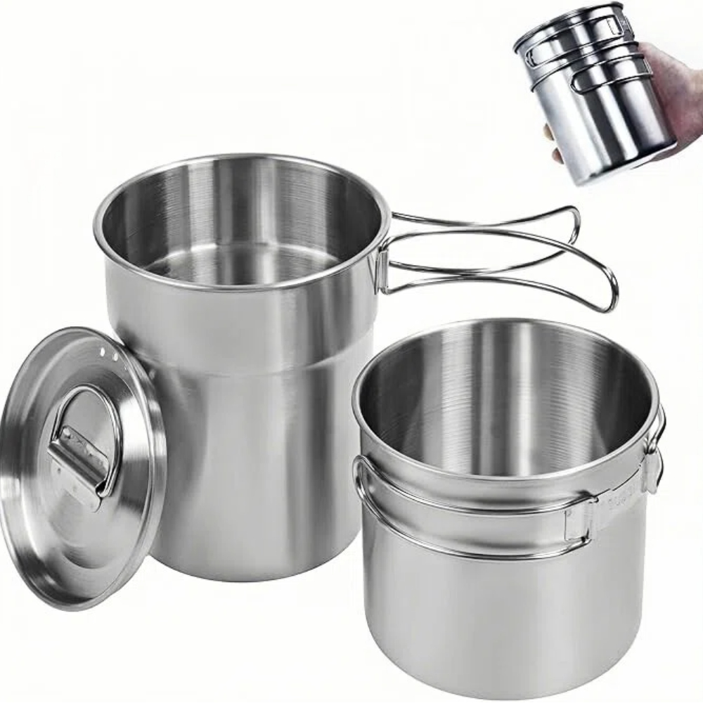 Foldable Camping Cups Mugs Cam - Camping Cooking Pan Set review and price