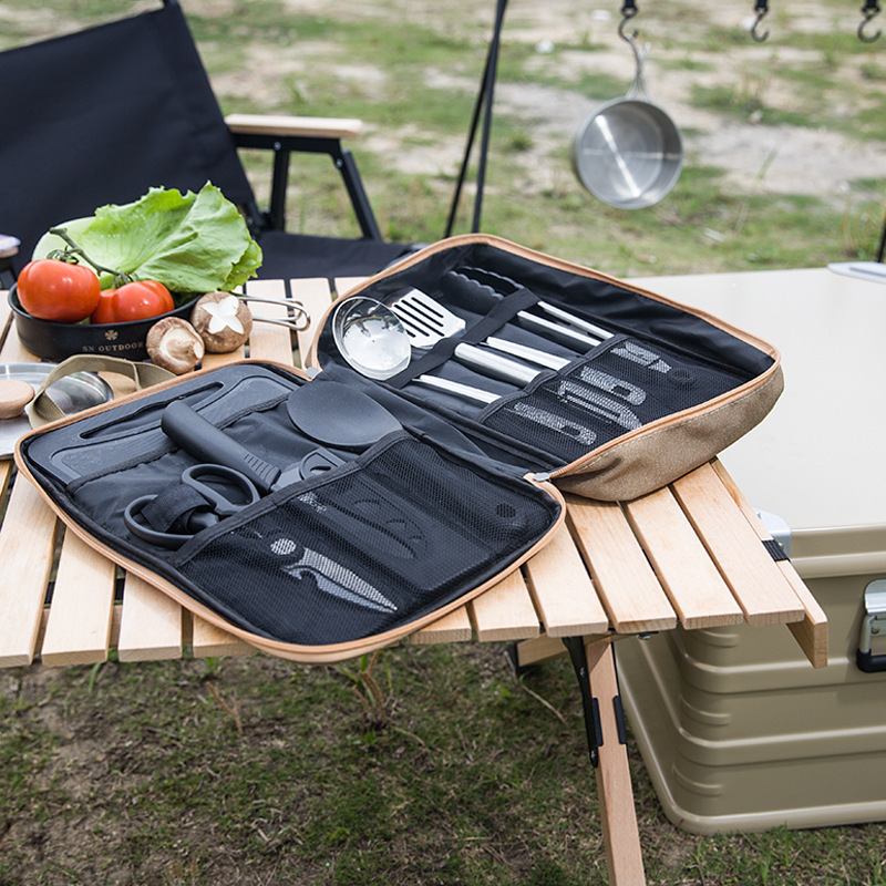 8pcs Camping Kitchen Cookware  - Camping Cooking Pan Set review and price