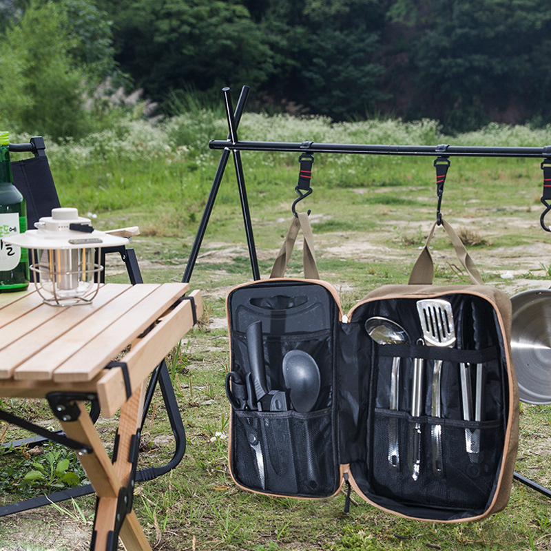 8pcs Camping Kitchen Cookware  - Camping Cooking Pan Set review and price