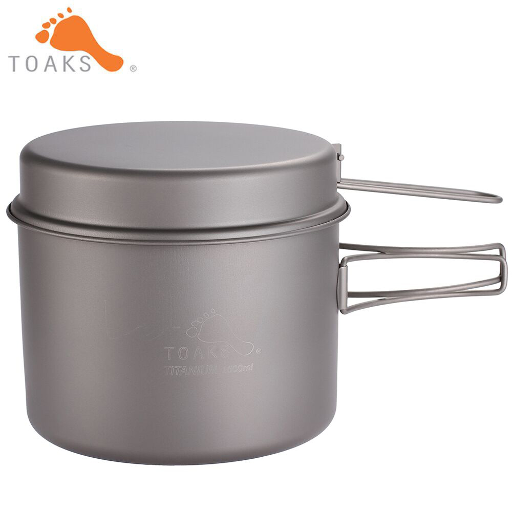 TOAKS Cookware Set Ultralight  - Camping Cooking Pan Set review and price
