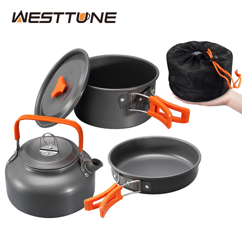 WESTTUNE Camping Cookware Kit  - Camping Cooking Pan Set review and price