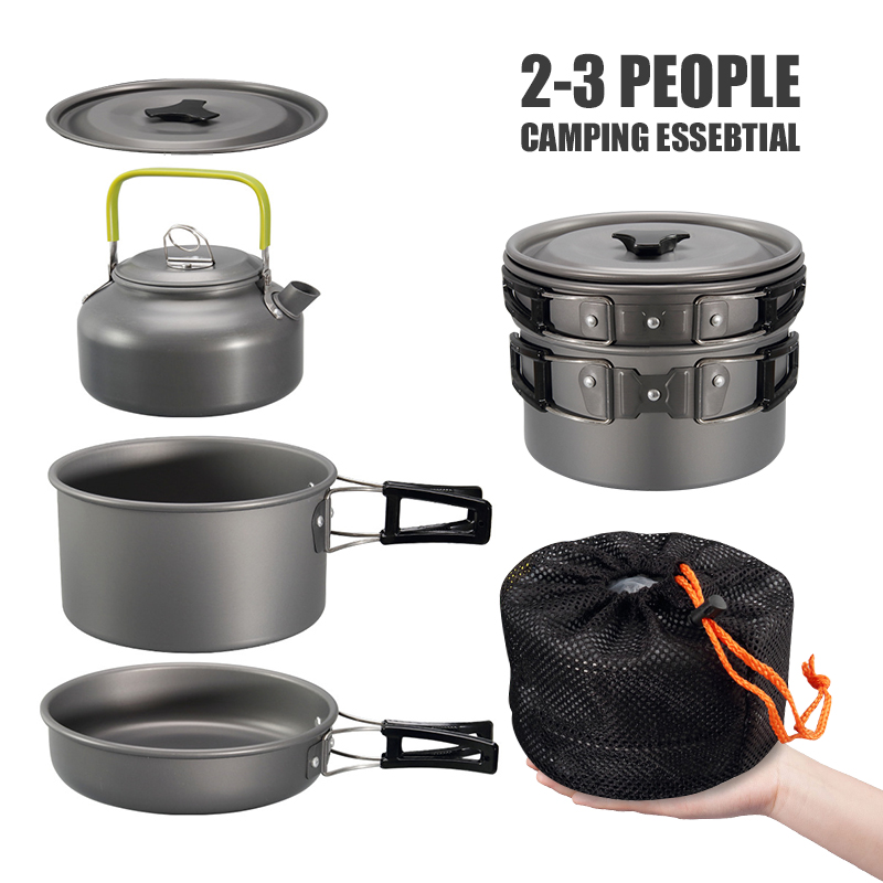 WESTTUNE Camping Cookware Kit  - Camping Cooking Pan Set review and price