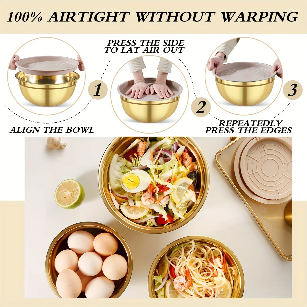 10-piece gold stainless steel  - Camping Cooking Pan Set review and price
