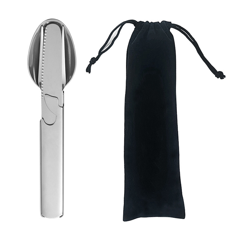 4Pcs/Set Portable Stainless St - Quechua Camping Cooking Set review and price