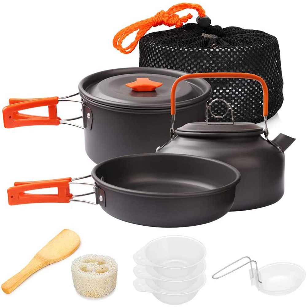 1pcs/1set Camping Cookware Kit - Camping Cooking Pan Set review and price