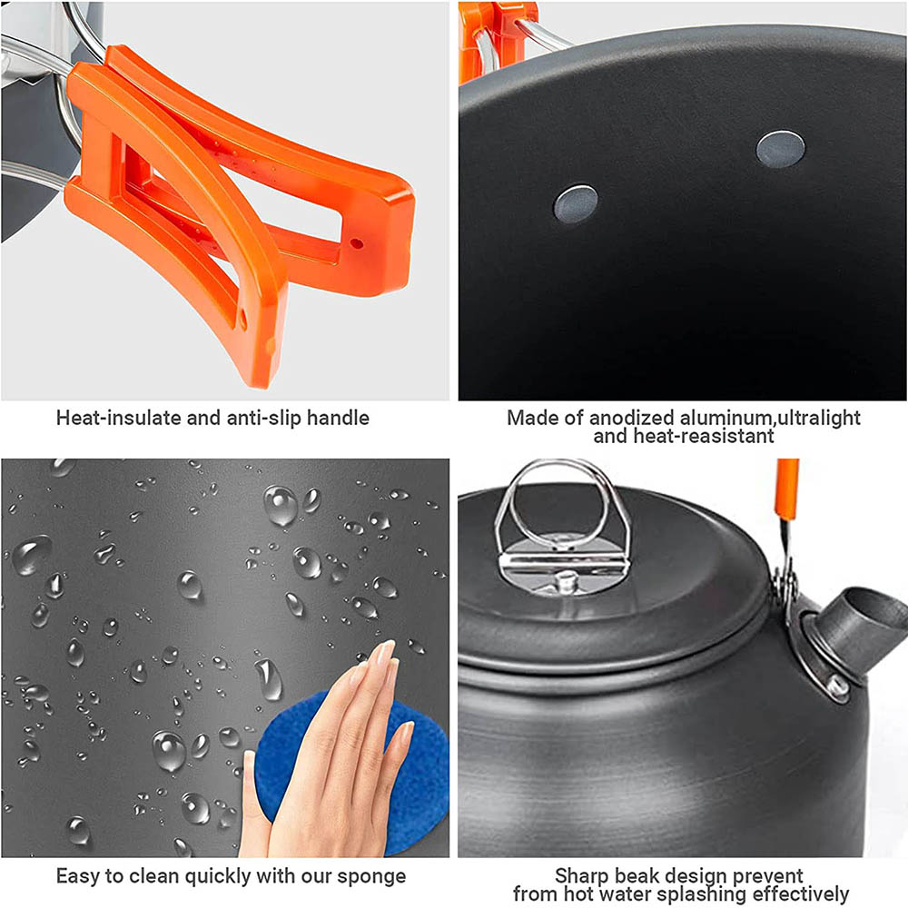 1pcs/1set Camping Cookware Kit - Camping Cooking Pan Set review and price