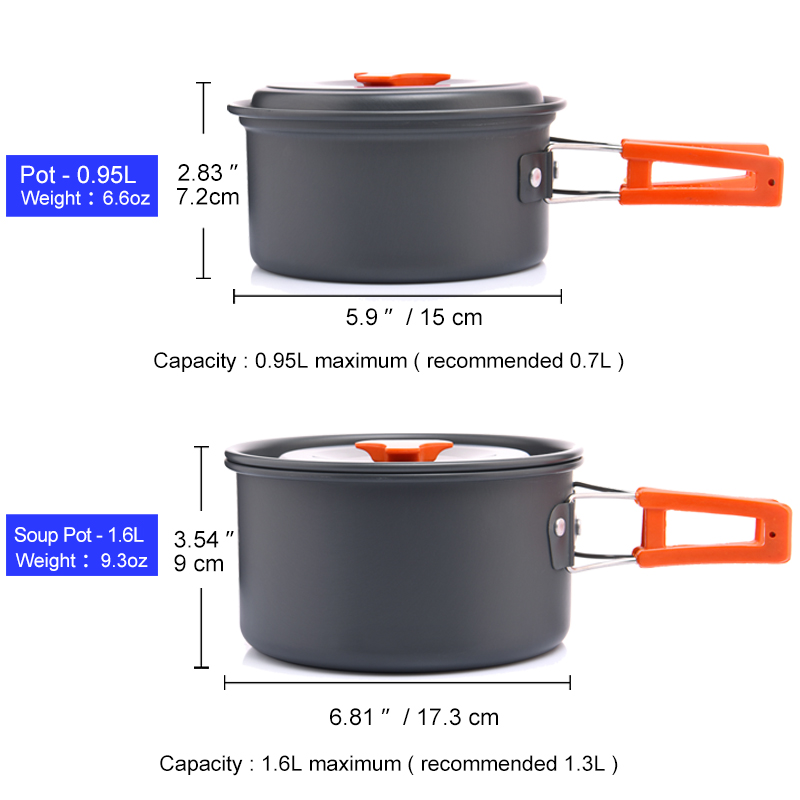 Widesea Camping Outdoor Cookwa - Quechua Camping Cooking Set review and price