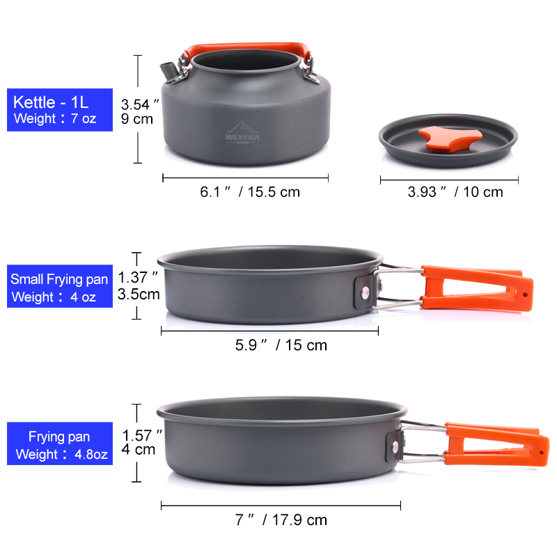 Widesea Camping Outdoor Cookwa - Quechua Camping Cooking Set review and price