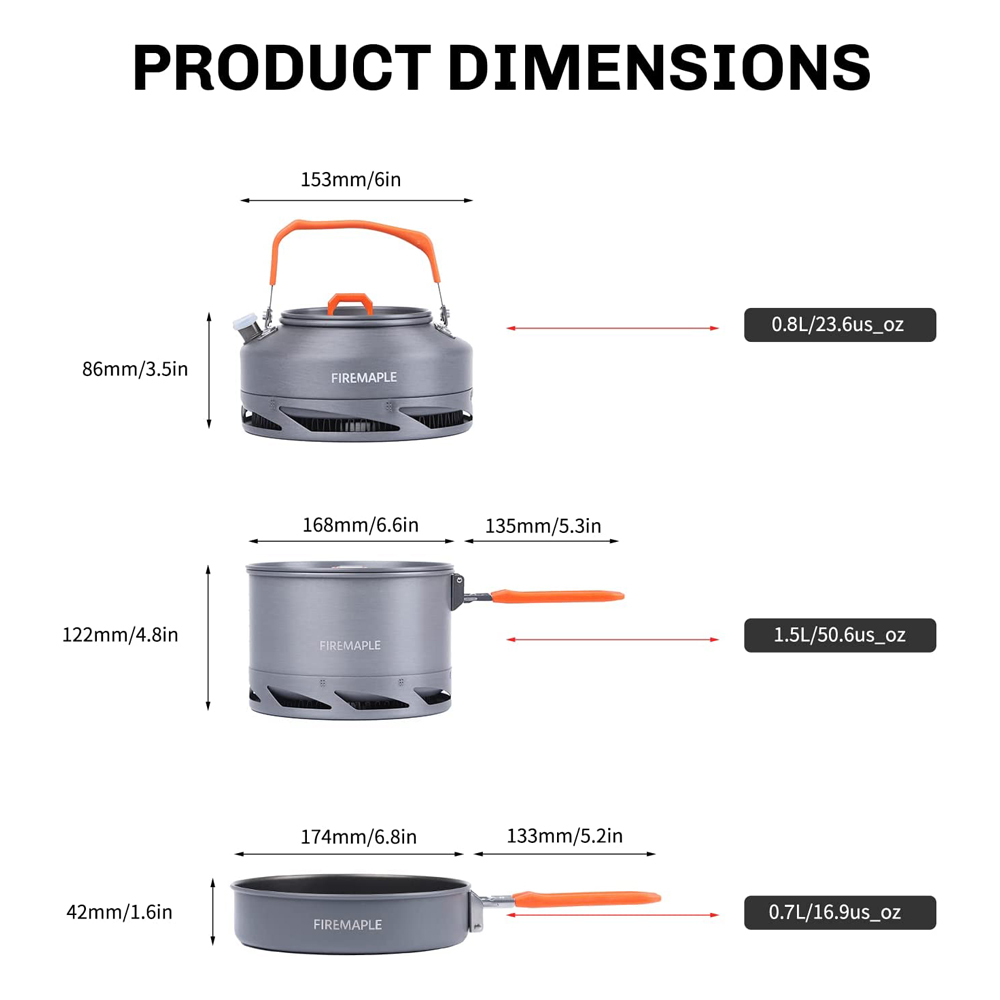 Fire Maple Camping Cookware Ut - Camping Cooking Pan Set review and price