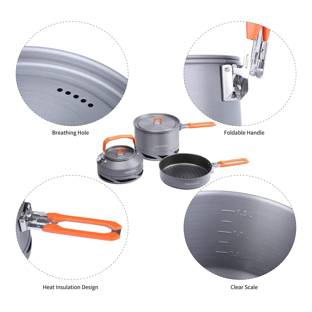 Fire Maple Camping Cookware Ut - Camping Cooking Pan Set review and price