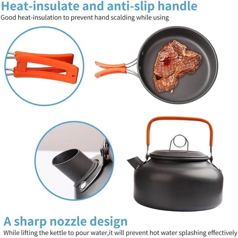 Camping Cooking set Camping Co - Camping Cooking Pan Set review and price